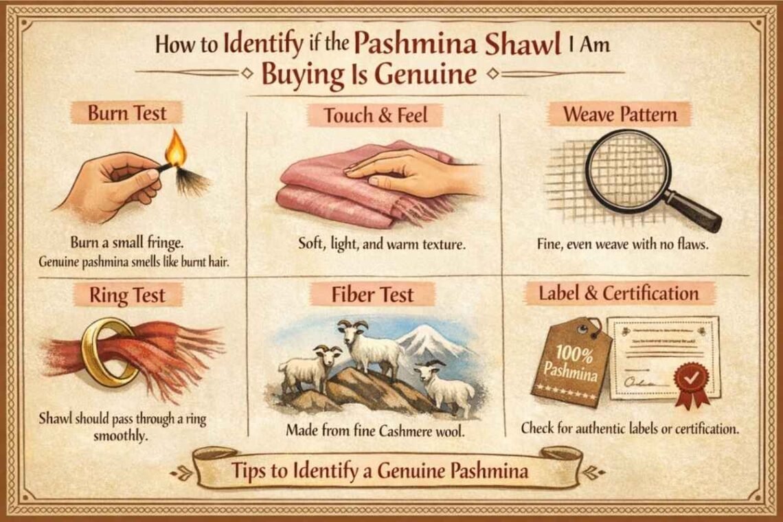 How to Identify if the Pashmina Shawl I Am Buying Is Genuine